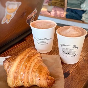Artisanal Goods by CAR - Drinking chocolate and croissant - Chocolatiers & Shops Near Me - Pasadena, California