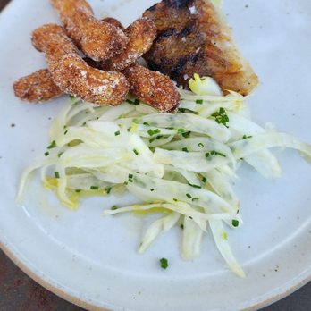 Off Alley - Black Cod, Fennel, and Celery Root ($17, 3/18/23) - Wine Bars Near Me - Seattle, Washington
