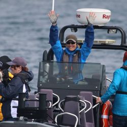 Fast Raft Ocean Safaris - Captain Kate Spencer enthusiastically welcomes whale watchers, photographers, and kids (age 8 and up) at heart to voyage on the Fast Raft