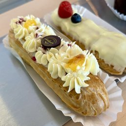 Lemon Raspberry Eclair