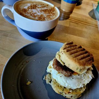 Coffeehouse Five - Breakfast biscuit - Coffee & Tea Near Me - Greenwood, Indiana Coffeehouse Five - Breakfast biscuit - Coffee & Tea Near Me - Greenwood, Indiana