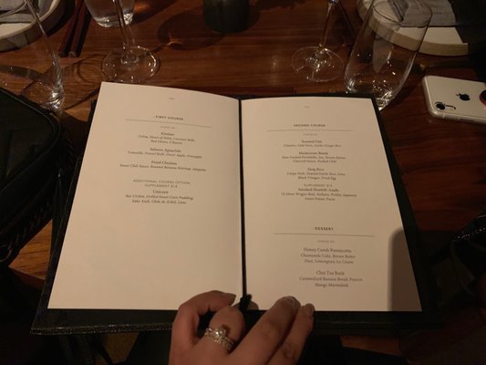 Menu photo 3 Pao Miami Beach, FL