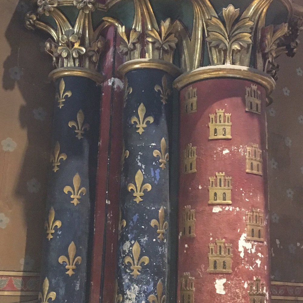 Sainte-Chapelle - Love the Fleur de Lys. All original. - Churches Near Me - Paris, 75