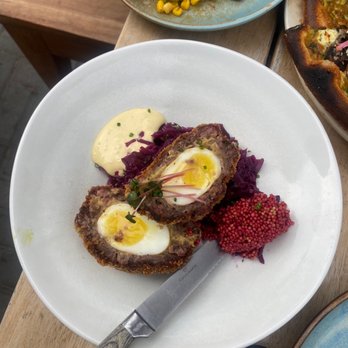 Farm & Fire - Scotch Eggs - Canadian (New) Near Me - Banff, Alberta Farm & Fire - Scotch Eggs - Canadian (New) Near Me - Banff, Alberta