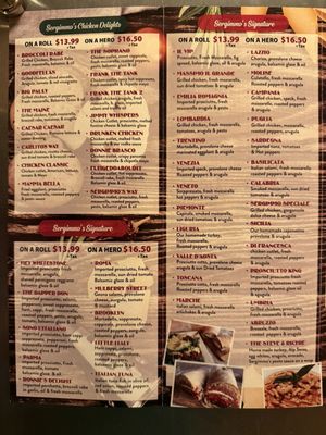 Menu photo 1 Sergimmo Salumeria Whitestone, NY