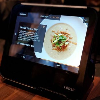 Yard House - The tablet, at our table, where you could see images of every item, play games, and pay your bill. - Bars Near Me - East Rutherford, New Jersey Yard House - The tablet, at our table, where you could see images of every item, play games, and pay your bill. - Bars Near Me - East Rutherford, New Jersey