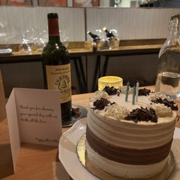 Quattro leches cake from Tia Maria's Santa Rosa