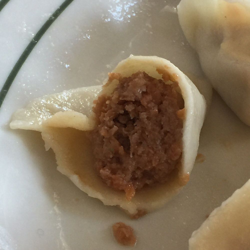 New Dumpling - Beef and carrot. Interesting and slightly sweet great to dunk in beef soup. - Chinese Near Me - El Cerrito, California New Dumpling - Beef and carrot. Interesting and slightly sweet great to dunk in beef soup. - Chinese Near Me - El Cerrito, California