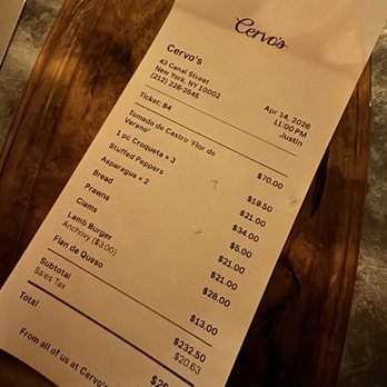 Cervo's - Seafood Near Me - New York, New York