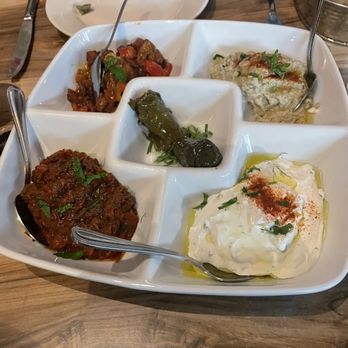 Harmony Mediterranean Grill Restaurant - 5 app sample platter - Turkish Near Me - Franklin Lakes, New Jersey Harmony Mediterranean Grill Restaurant - 5 app sample platter - Turkish Near Me - Franklin Lakes, New Jersey