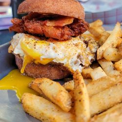 Three Lives - Breakfast Sammy on GF donut (call ahead for gf donuts). SO good