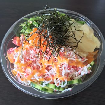 Poke River - Two proteins (spicy tuna and tuna) rice bowl with all of the fixins! - Japanese Near Me - Evansville, Indiana