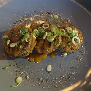 Ember Wood Fired Grill - Quinoa cake - Whiskey Bars Near Me - Dover, New Hampshire