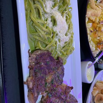 Moia Peruvian Restaurant - Churrasco con tallarín verde - Peruvian Near Me - Las Vegas, Nevada