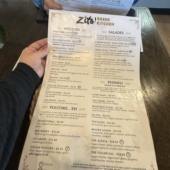 Zito Greek Kitchen - Menus - Greek Near Me - Mount Airy, North Carolina Zito Greek Kitchen - Menus - Greek Near Me - Mount Airy, North Carolina