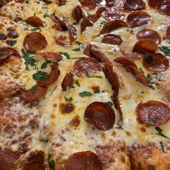 Monstros Pizza - a pepperoni pizza in a box - Pizza Near Me - Chico, California