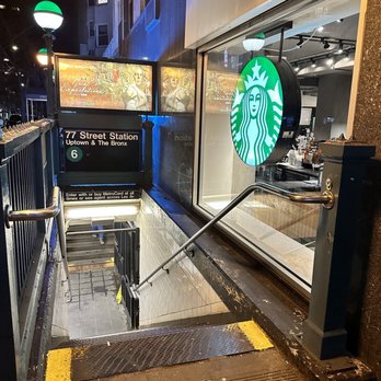 Starbucks - the entrance to a starbucks coffee shop - Coffee & Tea Near Me - New York, New York Starbucks - the entrance to a starbucks coffee shop - Coffee & Tea Near Me - New York, New York