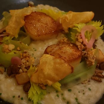 Boulevard - celery root risotto - Seafood Near Me - Vancouver, British Columbia Boulevard - celery root risotto - Seafood Near Me - Vancouver, British Columbia