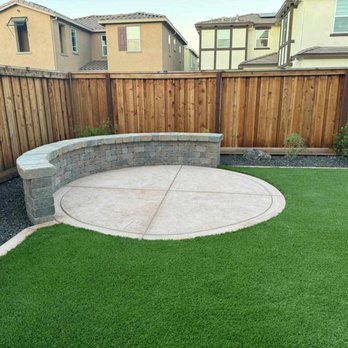Green Planet Landscape - Sitting wall - Landscaping Near Me