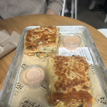 Win Son Bakery - BEC Scallion Breakfast sandwich - Bakeries Near Me - New York, New York