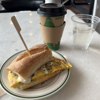 Café Postale - Vegetarian omelette sandwich, drip coffee, lavender orange water - Venues & Event Spaces Near Me - Omaha, Nebraska
