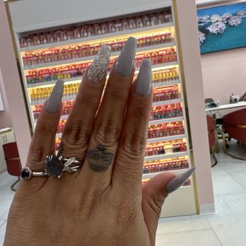 Royal Jasmine Nails - Perfect skinny coffin shape!! - Nail Salons Near Me - Walnut Creek, California Royal Jasmine Nails - Perfect skinny coffin shape!! - Nail Salons Near Me - Walnut Creek, California