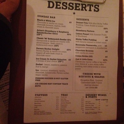 Menu photo 3 Acton & Sons Belfast, BFS Menu photo 3 Acton & Sons Belfast, BFS
