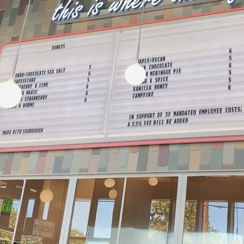 Magic Donuts & Coffee - donut menu (clearly I did not read the sourdough part) - Donuts Near Me - San Francisco, California Magic Donuts & Coffee - donut menu (clearly I did not read the sourdough part) - Donuts Near Me - San Francisco, California
