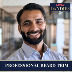Dandies Barber and Beard Stylist Mountain View - Professional beard trim for medium to short beards