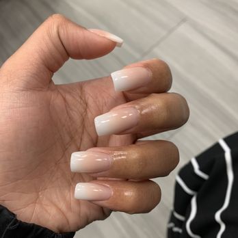 Lee Spa Nails - Fill in on pink ombré acrylic set - Nail Salons Near Me - Ridgeland, Mississippi Lee Spa Nails - Fill in on pink ombré acrylic set - Nail Salons Near Me - Ridgeland, Mississippi
