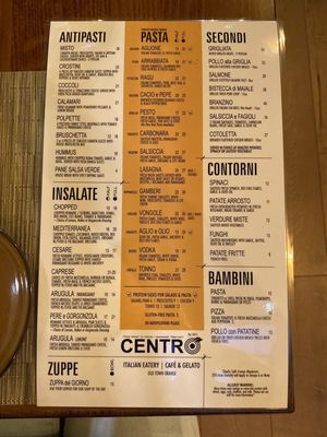 Menu photo 1 Centro Orange, CA