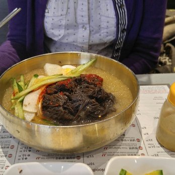 Cho Sun Ok - Cold noodles! Add some mustard and rice vinegar to make this taste amazing! - Korean Near Me - Thornhill, Ontario Cho Sun Ok - Cold noodles! Add some mustard and rice vinegar to make this taste amazing! - Korean Near Me - Thornhill, Ontario