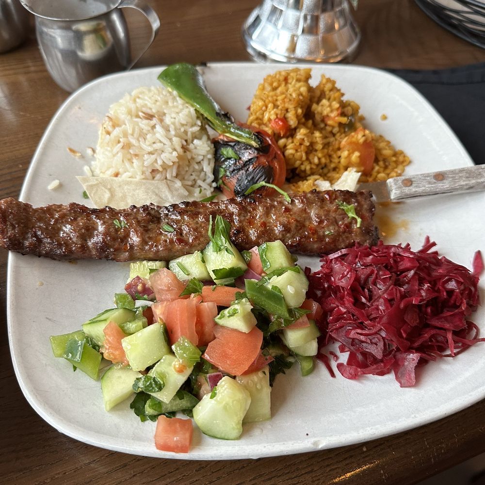 Lamb Adana Kebab Plate Lamb Adana Kebab Plate