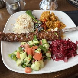 Lamb Adana Kebab Plate Lamb Adana Kebab Plate