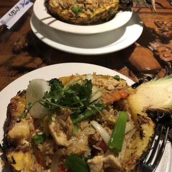 Thai Elephants Restaurant - Pineapple, chicken and rice. Totally awesome dish! - Thai Near Me - Charleston, South Carolina Thai Elephants Restaurant - Pineapple, chicken and rice. Totally awesome dish! - Thai Near Me - Charleston, South Carolina