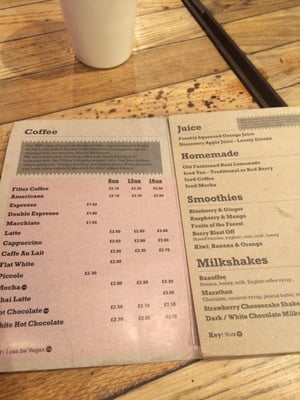 Menu photo 4 Boston Tea Party Birmingham, XWM