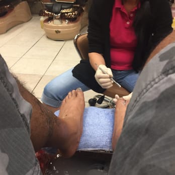 Lee Nails - I'm enjoying my pedicure very much! Very nice place! - Nail Salons Near Me - Buffalo, New York