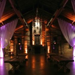 Uplighting at Big Sky Barn