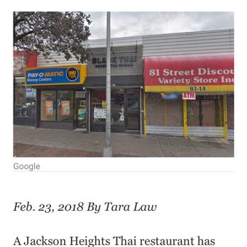 My Black Thai - Your dish is served. - Thai Near Me - Jackson Heights, New York