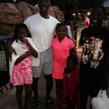 Aquatica Orlando - Papa with his grand babies - Water Parks Near Me - Orlando, Florida