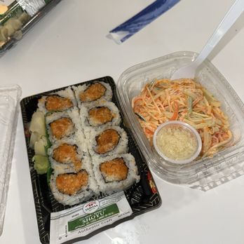 Haru Grab & Go - spicy salmon roll & kani salad which both - Sushi Bars Near Me - Princeton, New Jersey Haru Grab & Go - spicy salmon roll & kani salad which both - Sushi Bars Near Me - Princeton, New Jersey