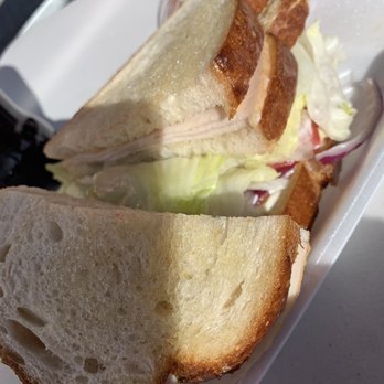 Brunch in a Box - Turkey club sandwich w/ no bacon! - Food Trucks Near Me Brunch in a Box - Turkey club sandwich w/ no bacon! - Food Trucks Near Me