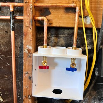 All Time Plumbing and Drains - After picture of a new washer box installation - Plumbing Near Me - Mesa, Arizona All Time Plumbing and Drains - After picture of a new washer box installation - Plumbing Near Me - Mesa, Arizona