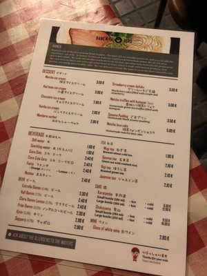 Menu photo 1 Ramen-Ya Hiro Barcelona, B
