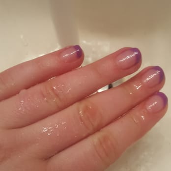 Nails Boutique - Color changing nail polish! Changes color with temperature change. This particular one is called 'Lavender Bloom". - Nail Salons Near Me - Chicago, Illinois
