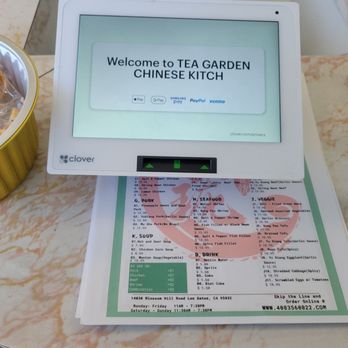 Tea Garden Chinese Kitchen - Pay here....looks like a cashless business - Chinese Near Me - Los Gatos, California Tea Garden Chinese Kitchen - Pay here....looks like a cashless business - Chinese Near Me - Los Gatos, California