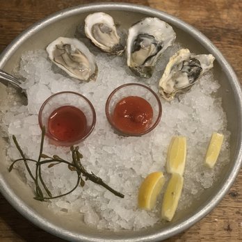 Stingray Lounge - 4 Oysters (~$3.50 each): Sunken Meadow, Barstool Cocktail, High Roller, Royal Miyagi - Seafood Near Me - Uptown Hoboken, New Jersey Stingray Lounge - 4 Oysters (~$3.50 each): Sunken Meadow, Barstool Cocktail, High Roller, Royal Miyagi - Seafood Near Me - Uptown Hoboken, New Jersey