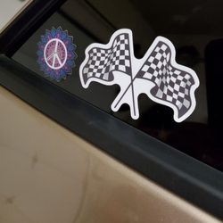 Ray Wiegand's Nursery - Bought this sticker near checkout $2.75 at Wiegand's, in memory of My Dad (RIP) He was a Stock Race Car Driver in the 50's. 7/7/2023