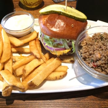 State & Main Kitchen & Bar - The Main with fries and quinoa - Bars Near Me - Guelph, Ontario State & Main Kitchen & Bar - The Main with fries and quinoa - Bars Near Me - Guelph, Ontario