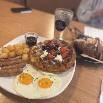 Bluberry Social - Jack's Special from the menu, and it was really delicious. The coffee was especially amazing.  All the pastries looked so good. - Breakfast & Brunch Near Me - Irvine, California